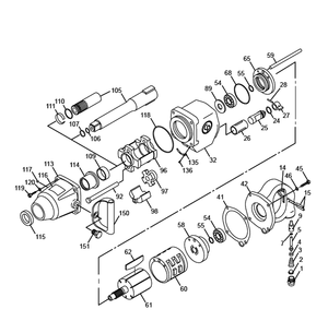 Figure 0 Diagram and Parts List for CP797SP6  Chicago Pneumatic Wrench